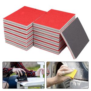 20Pcs 샌딩 스폰지 패드 세트 180, 320, 400, 600, 800, 1200, 2000, 2500 연마 연마 도구 용 유연한 샌딩 패드