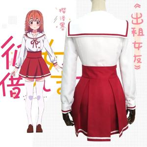 Anime Rent A Girlfriend Kanojo Okarishimasu Sakurasawa Sumi 코스프레 의상 여성 교복 할로윈 카니발 복장