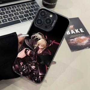 페이트 그랜드 세이버 알터 아이폰 16 15 14 13 12 11 X XR XS 8 7 Pro Max Plus 컬러 반투명 예쁜 고급 케이스