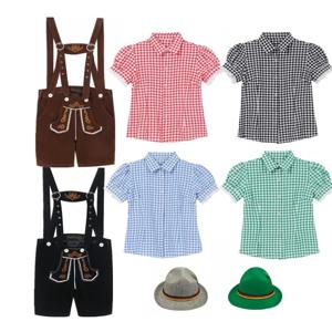 성인 여성 옥토버 페스트 의상 카니발 Lederhosen 바이에른 옥토버 페스트 맥주 소녀 코스프레 복장 셔츠 서스펜더 바지 모자