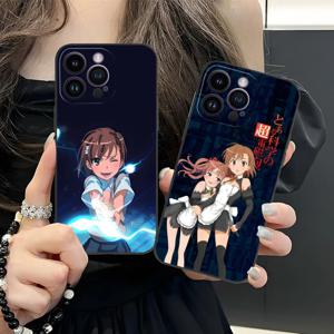사이언티픽 레일건 미사카 미코토 아이폰 16 15 14 13 12 11 X XR XS 8 7 Pro Max Plus 미니 컬러 케이스 휴대폰