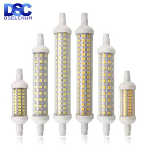 R7S LED 78mm 118mm 135mm r7s 전구 6w 9w 12w SMD 2835 Lampada LED 램프 220V 옥수수 빛 에너지 절약 할로겐 빛 교체