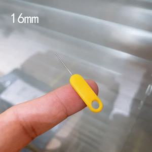 범용 SIM 카드 트레이 핀 방출 제거 바늘 오프너, 일반 휴대폰용, 5 개, 16mm