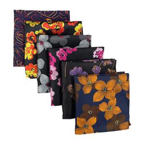 38 색상 남자 Hanky ​​Pocket Squared 손수건 실크 Hankerchief 꽃 페이즐리 꽃 웨딩 파티 선물 남자 액세서리