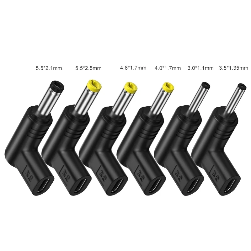 USB C PD-DC 전원 커넥터 범용 5V 9V 12V 유형 C-DC 잭 플러그 충전 어댑터 변환기 라우터 태블릿 미니 팬