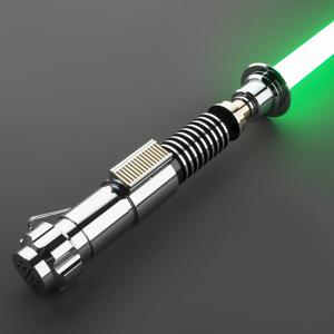 DamienSaber Luke Skywalker EP8 Lightsaber Heavy Dueling Xeno Pixel Saber Metal Hilt, 34개 사운드 글꼴 민감한 부드러운 스윙