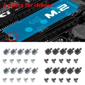 A-SUS M.2 SSD 마더보드용 핸드 마운팅 키트, 스탠드 오프 육각 너트, 실버 블랙 드롭십, 10 세트