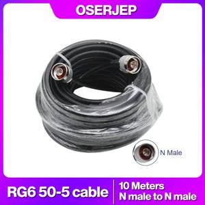 50-5 RG6 50ohms 동축 케이블 2g 3G 4G 900 1800 2100 신호 부스터 리피터 yagi log 옴니 천장 안테나 전력 분배기