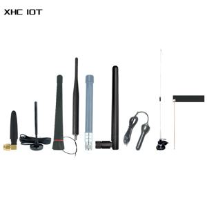 XHCIOT WIFI 고무 안테나 시리즈, 워키토키 무선 모듈용 접이식 안테나, 4dBi SMA-J, 433MHz, 2 개