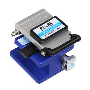 FC-6S 섬유 절단기 FTTH 광섬유 케이블 커터 칼 광섬유 냉간 연결 절단 도구 16 표면 블레이드