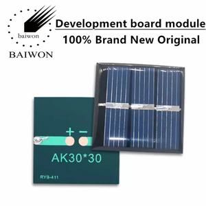 태양 전지 패널 드립 접착제 보드 30X30 1.5V 60MA 다결정 실리콘 모듈 실외 충전 DC 모토