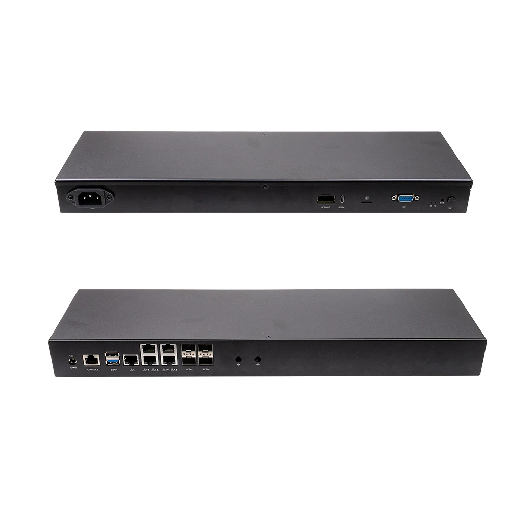 Qotom Q20300G9 1U 랙 섀시 미니 PC 5개 2.5G LAN SFP Atom C3808 C3758R C3558 미니 PC 서버