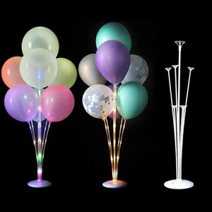 LED 라이트 풍선 스탠드 글로우 LED 풍선 기둥, 베이비 샤워, 생일 파티 장식, 웨딩 풍선 스탠드 액세서리