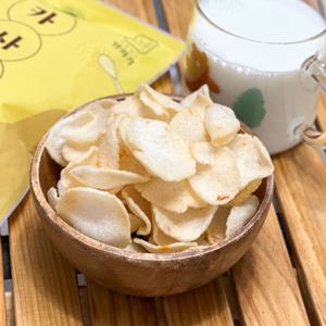 당연구소 현미유 카사바칩 돼지감자칩 신콩칩 과자 간식 40g x 10봉지