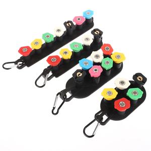 다기능 고압 세척기 팁 세트, 깍지 거치대 포함, 5, 7 깍지 팁, 1/4 인치 퀵 커넥터, DIY 액세서리