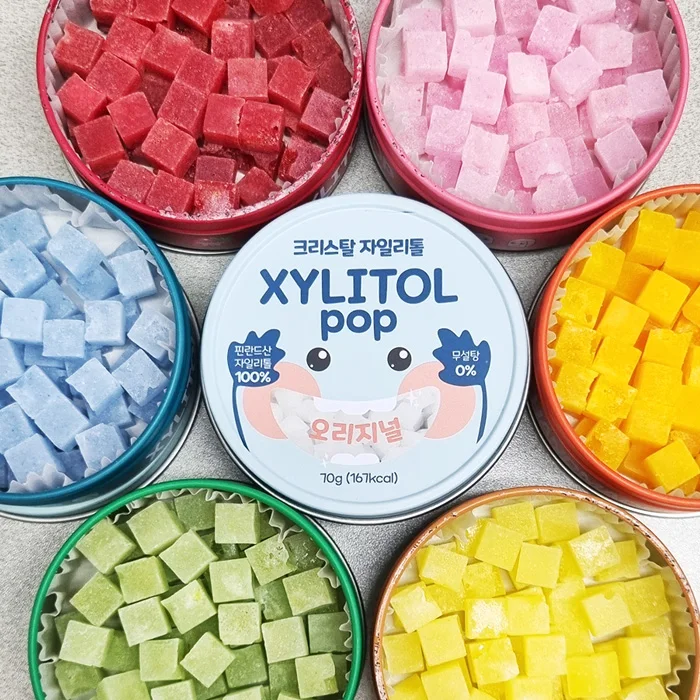 핀란드산 100% 수제 무설탕 자일리톨팝