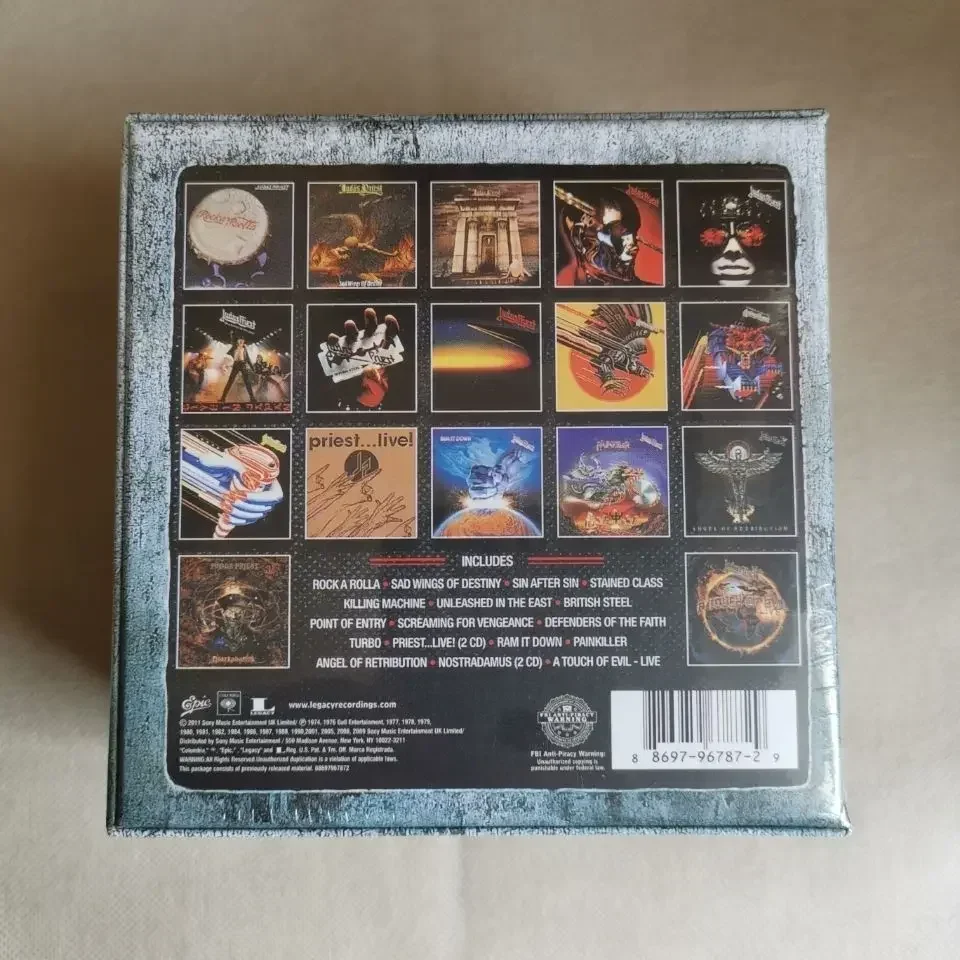 세계에서 가장 영향력 있는 영국 밴드 헤비메탈 밴드 메탈 갓 컴플리트 컬렉션 19CD 컬렉션 선물 상자 음악 CD