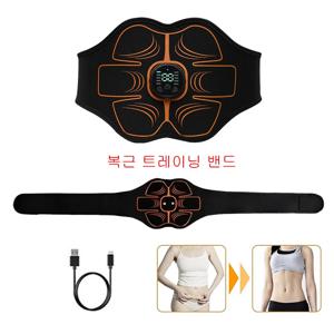 복부 근육 트레이닝 벨트, 허리 복부 마사지 벨트, 근육 토너, 피트니스 마사지 장비, 10 가지 모드, 30 단계, 107cm