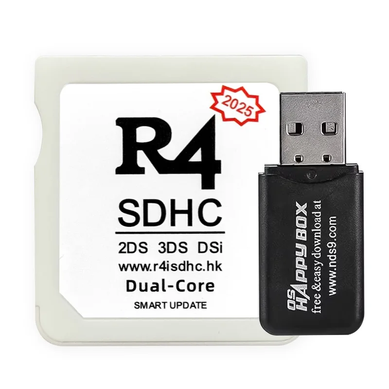 2024 R4 SDHC HK 어댑터 보안 디지털 메모리 카드 굽기 카드 게임 카드 Flashcard 내구성 소재 소형 휴대용 Flashcard
