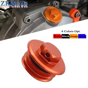 KTM EXC EXCF SX SXF XC XCF XCW XCFW TPI 6 일 125 250 300 350 400 450 500 530 2004-2023 용 CNC 엔진 오일 필러 플러그 캡
