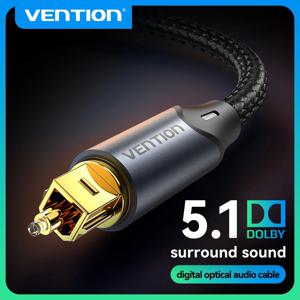Vention 디지털 광 오디오 케이블 Toslink SPDIF 증폭기 용 동축 케이블 Blu-ray Xbox 360 PS4 사운드 바 광섬유 케이블