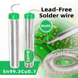 무연 솔더 와이어 10G 0.8/1.0mm 주석 펜 휴대용 로진 코어 솔더 용접 납땜 인두 수리 도구