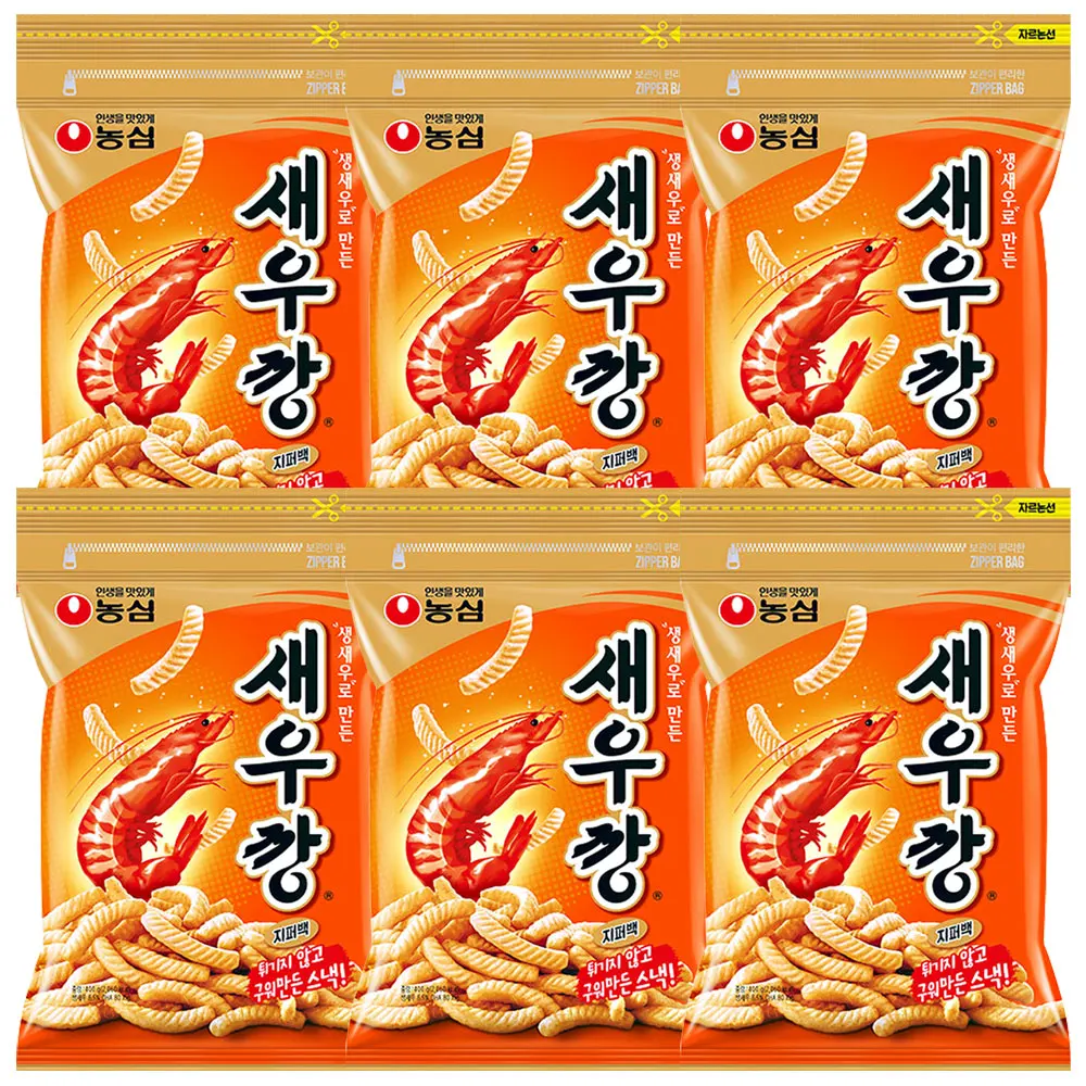 농심 새우깡 400g 6개 대용량