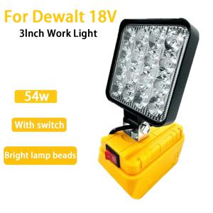 Dewalt 빛에 대 한 3lnch Led 빛 휴대용 스포트 라이트 Dewalt 18V 배터리에 대 한 무선 야외 작업 휴대용 비상 도구 빛