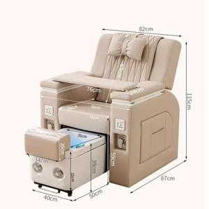 스파 럭셔리 페디큐어 의자 네일 기술 전문 안락 의자 의자 LED 아름다운 페다 마사지 Sillones De Pedicura 가구