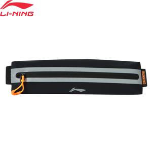 Li-Ning 남여 러닝 허리 팩 100% 폴리 에스터 235*10*55mm LiNing 남성 여성 조절 가능한 반사 러닝 허리 가방 ABLV013