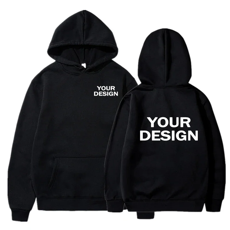사용자 정의 인쇄 남성 여성 후드 루즈 캐주얼웨어 솔리드 컬러 후드 긴 소매 후드 성격 streetwear 스웨터