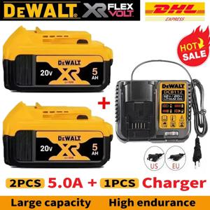 새로운 20V 6.0Ah 최대 18650 배터리 전동 공구 교체 DeWalt DCG406 DCD887 DCF880 DCF860 DCF922 20V 6A 18v 배터리 (충전기 포함)