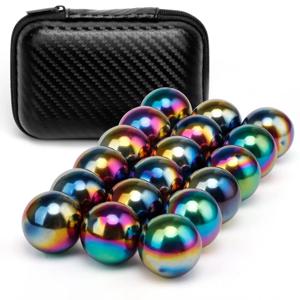 자석 공 안티 스트레스 Fidget 장난감, 20pcs 책상 EDC 스트레스 릴리프 장난감 감각 게임 ADHD 자폐증 성인 남성을위한 안티 스트레스