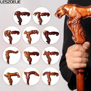 13 스타일 95cm 레오파드 독일 너도밤 나무 나무 스틱 남자 해골 머리 유행 지팡이 여성 독수리 워킹 스틱 말 지팡이