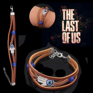 게임 코스프레 The Last of Us 파트 2 팔찌 피규어 엘리 디나 함사 이블 아이 가죽 팔찌, 매력 팔찌, 팬 선물