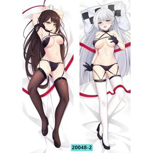 일본 애니메이션 베개 커버 Azur Lane 캐릭터 Belfast Beal Feirste Dakimakura DoubleSide 인쇄 허깅 바디 Pillo NM11