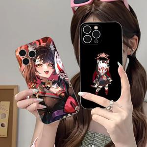 블루 아카이브 코사카 와카모 아이폰 16 15 14 13 12 11 X XR XS Pro Max Plus 미니 투명 컬러 프린팅 폰 케이스