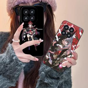 블루 아카이브 코사카 와카모 샤오미 15 14 13 12 미 11 T 울트라 라이트 프로 S X 5G 컬러 프린팅 고급 커버 예쁜 폰 케이스