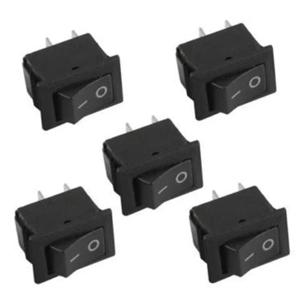 10Pcs 자동 자동차 트럭 보트 라운드 로커 DC 12V 16A 2 핀 ON/OFF 토글 SPST 스위치 로커 스위치 10*15mm