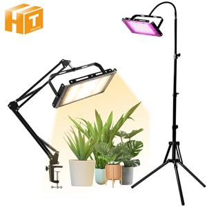 전체 스펙트럼 LED 성장 빛 50W 100W 220V 수경 실내 식물에 대 한 온실 파종 IP65 방수에 대 한 램프 성장