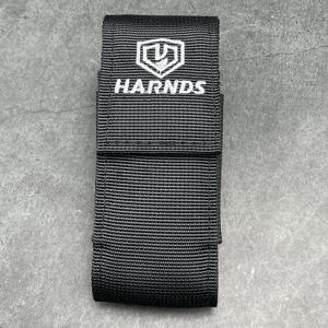 HARNDS AK4011 탄도 나일론 외장 벨트 클립 탄성 측면 패널이 있는 멀티 도구 홀스터 칼 파우치 후크 및 루프 폐쇄