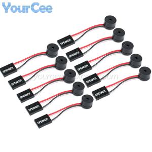 10pcs/1pc 미니 플러그 스피커 마더 보드 사운 더 부저 보드 PC Interanal BIOS 컴퓨터 온보드 케이스 용 경고음 알람 스피커