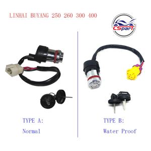 점화 키 스위치 잠금 4 선 Linhai 250 250cc 260 260cc 300 300cc 400 400cc ATV UTV 방수