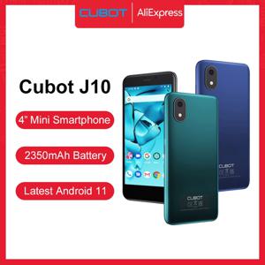 Cubot J10 스마트폰, 1GB, 32GB, 4 인치 미니 스크린, 5MP 후면 카메라, 2350mAh, 안드로이드 11, 듀얼 SIM 카드, 페이스 ID 휴대폰