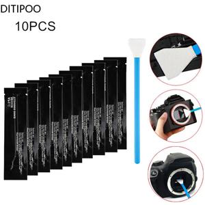 풀 프레임 APS-C 센서용 디지털 카메라 CCD 또는 CMOS 센서용 10개 전문 센서 청소 키트 클리너 면봉 울트라