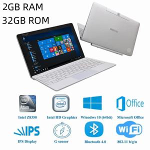 태블릿 USB 3.0 듀얼 카메라, 분리형 키보드 포함, 윈도우 10, 64 비트, Z8350, 4 코어, 10.1 인치, 2GB DDR, 32GB ROM, 인기 판매