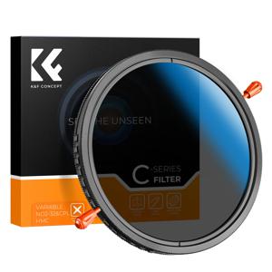 K&F Concept 2 in 1 CPL ND 필터 58mm 55mm 52mm 49mm ND2 32 82mm 77mm 72mm 67mm 가변 ND32 62mm 46mm 43mm 40.5mm 37mm VND32