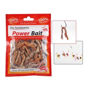 실물 같은 드라이 Lugworm Sandworms 낚시 미끼 바닷물 민물 피더 바다 낚시 벌레 냄새 부드러운 인공 미끼 Accessorie