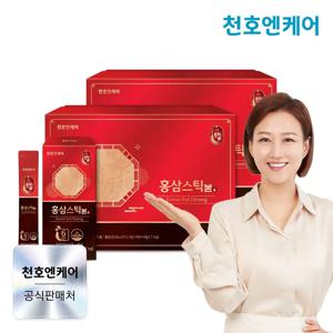 [천호엔케어]6년근 홍삼스틱 본 10g 30포 선물세트 2박스