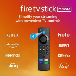 Fire TV Stick 4K Max 3세대 스틱 라이트 큐브 스마트 TV 컨트롤러용 교체용 Bluetooth 음성 원격 제어는 Alexa와 함께 작동합니다.